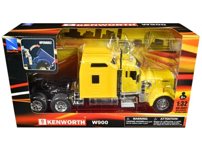 New Ray Kenworth W900 Truck Tractor Yellow "long Haul Truckers" Series 1/32 Diecast Model By