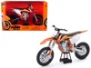 New Ray Ktm 450 Sx-f Dirt Bike Orange And White 1/10 Diecast Motorcycle Model By  In Multi