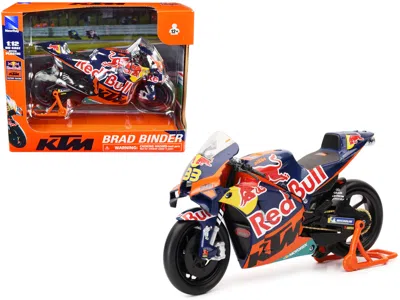 New Ray Ktm Rc16 Motorcycle #33 Brad Binder Motogp "red Bull Ktm Factory Racing" 1/12 Diecast Model By New R In Multi