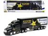 New Ray Peterbilt 387 Semi-truck Black "rockstar Energy Drink - Husqvarna Factory Racing" 1/32 Diecast Model
