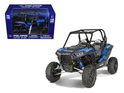 New Ray Polaris Rzr Xp 1000 Dune Buggy Blue 1/18 Diecast Model By