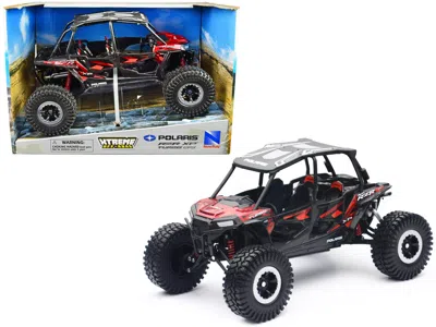New Ray Polaris Rzr Xp 4 Turbo Eps Sport Utv Red Metallic With Graphics And Black Top "xtreme Off-road" Seri