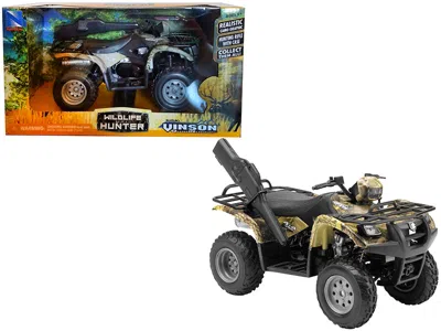 New Ray Suzuki Vinson 500 4x4 Quad Runner Green Atv 1/12 Diecast Motorcycle Model By