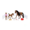 New Ray Valley Ranch Horse Playset In Multi