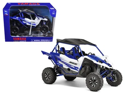 New Ray Yamaha Yxz 1000r Triple Cylinder Blue Buggy 1/18 Diecast Model By