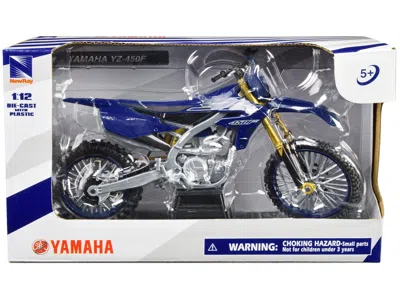 New Ray Yamaha Yz-450f Motorcycle Blue 1/12 Diecast Model By