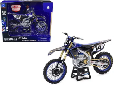New Ray Yamaha Yz450f Championship Edition Motorcycle #14 Dylan Ferrandis "yamaha Factory Racing" 1/12 Dieca In Blue