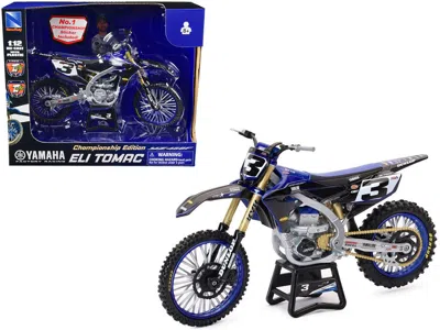 New Ray Yamaha Yz450f Championship Edition Motorcycle #3 Eli Tomac "yamaha Factory Racing" 1/12 Diecast Mode In Multi