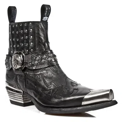 New Rock Black Metal Gothic Boots-7950p-s1