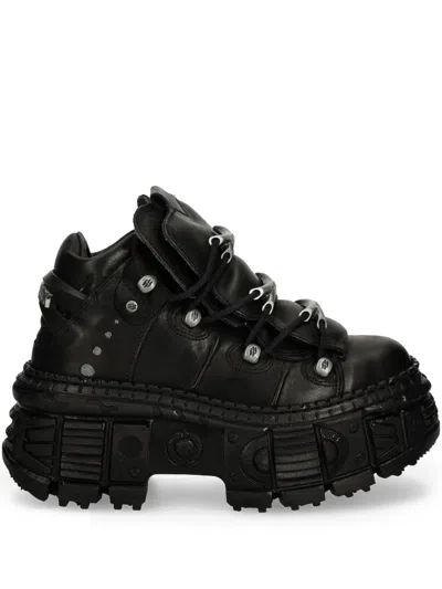 New Rock Lace-up Platform Sneakers