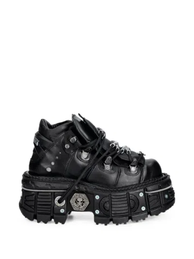 New Rock Sneakers Mit Logo-schild In Multi