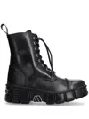 New Rock M-wall126n-c1 Lace-up Boots