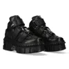 New Rock Wall285-s3 Boots Punk Leather Platform Gothic In Black