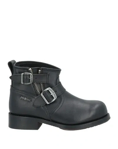 New Rock Woman Ankle Boots Black Size 8 Leather
