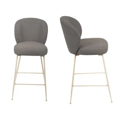 New Spec Inc Counter Stool-485 Gray Set Of 2
