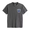 New World Mens Crew Neck Short Sleeve Graphic T-shirt In Gray