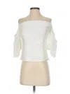 New York And Company 3/4 Sleeve Blouse In White