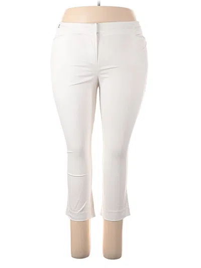 Pre-owned New York And Company Active Pants In White