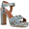 New York And Company Adalia Faux Leather Platform Pump In Blue