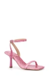 New York And Company Ashlyn Ankle Strap Sandal In Pink