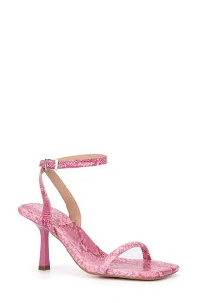 New York And Company Ashlyn Ankle Strap Sandal In Pink