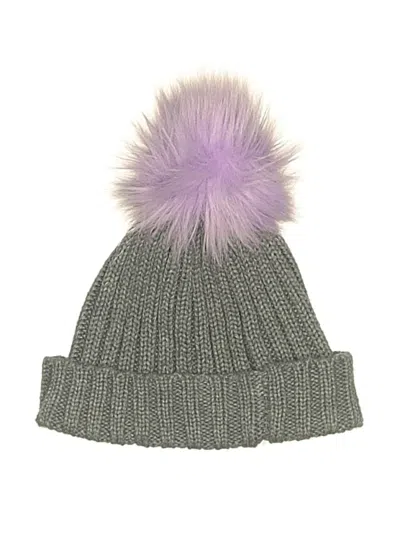 Pre-owned New York And Company Beanie Hat In Gray