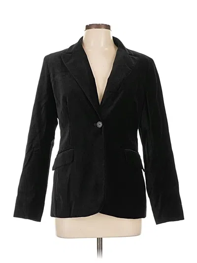 Pre-owned New York And Company Blazer Jacket In Black