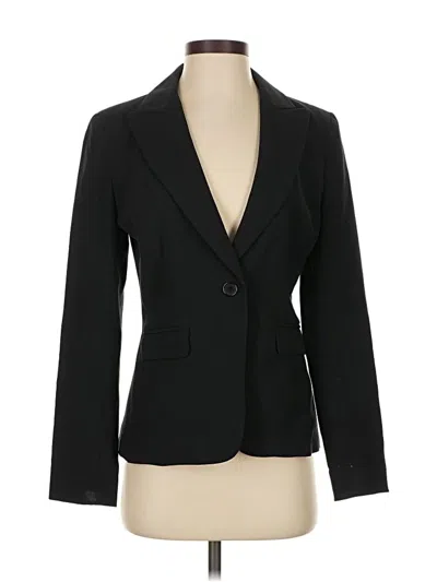 Pre-owned New York And Company Blazer Jacket In Black