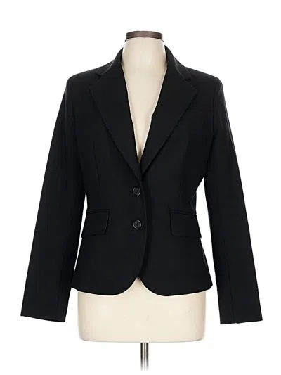 Pre-owned New York And Company Blazer Jacket In Black