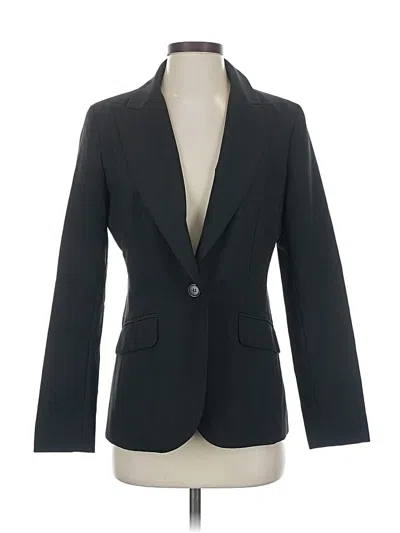 Pre-owned New York And Company Blazer Jacket In Black
