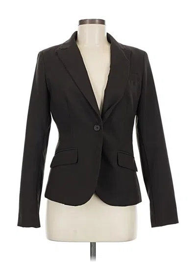 Pre-owned New York And Company Blazer Jacket In Black