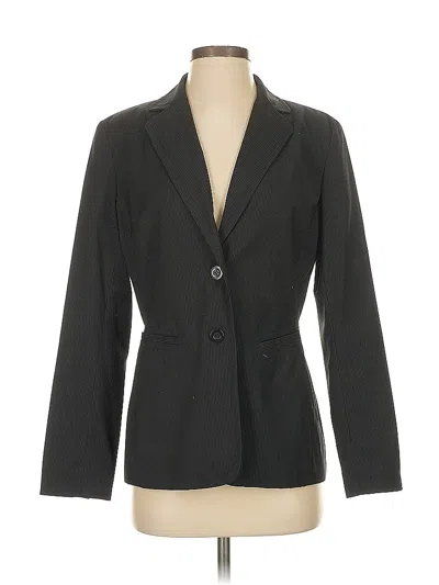 Pre-owned New York And Company Blazer Jacket In Gray