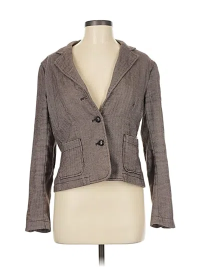 Pre-owned New York And Company Blazer Jacket In Gray
