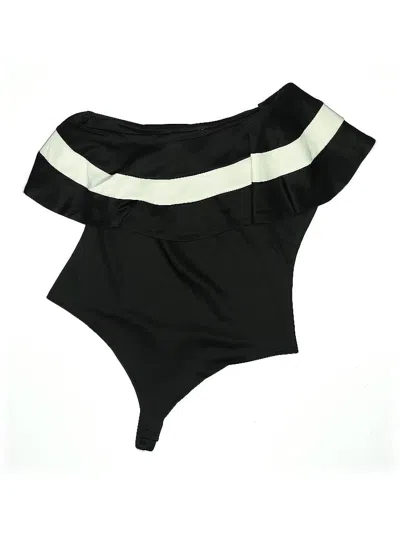 Pre-owned New York And Company Bodysuit In Black