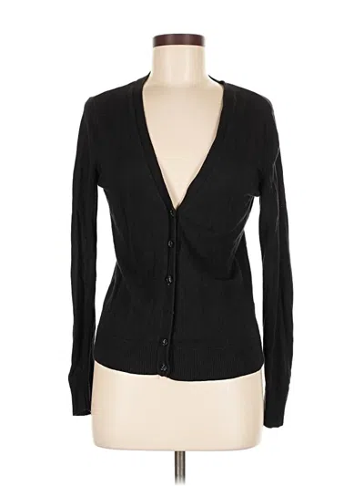 Pre-owned New York And Company Cardigan Sweater In Black