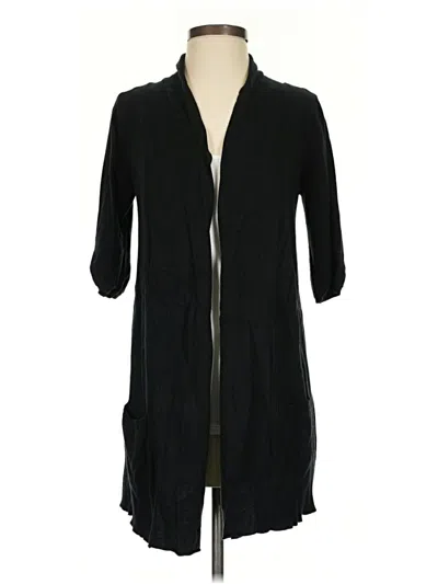 Pre-owned New York And Company Cardigan Sweater In Black