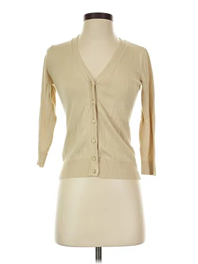 Pre-owned New York And Company Cardigan Sweater In Tan