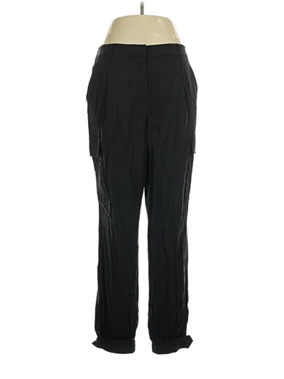 Pre-owned New York And Company Cargo Pants In Black