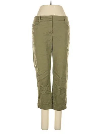 Pre-owned New York And Company Cargo Pants In Green
