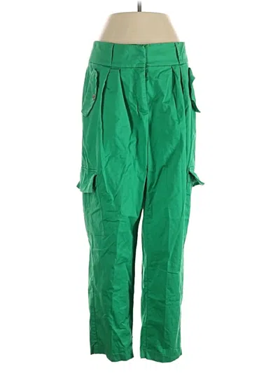 Pre-owned New York And Company Cargo Pants In Green