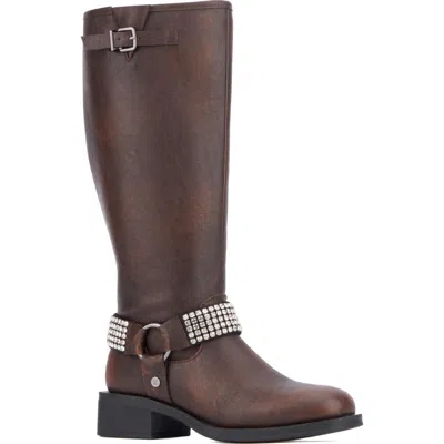 New York And Company Carter Knee High Boot In Brown