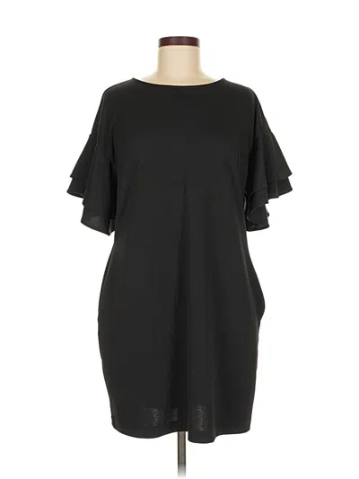 Pre-owned New York And Company Casual Dress In Black