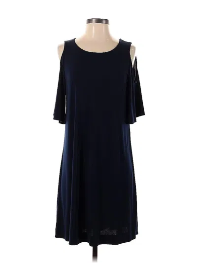 Pre-owned New York And Company Casual Dress In Blue