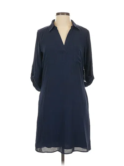 Pre-owned New York And Company Casual Dress In Blue