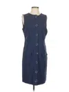 New York And Company Casual Dress In Blue