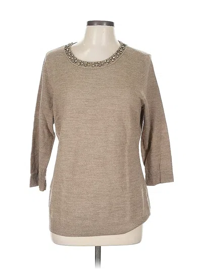 Pre-owned New York And Company Casual Dress In Brown