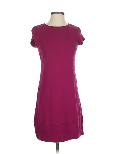 Pre-owned New York And Company Casual Dress In Burgundy