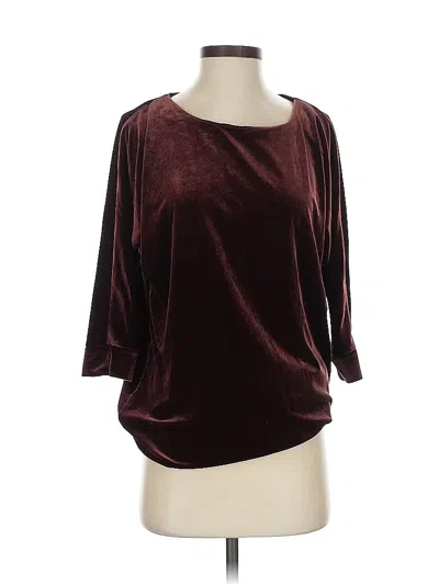 Pre-owned New York And Company Casual Dress In Burgundy