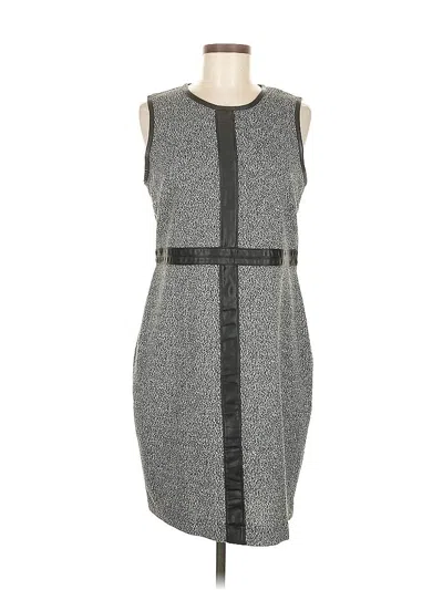 Pre-owned New York And Company Casual Dress In Gray