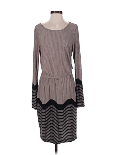 New York And Company Casual Dress In Gray